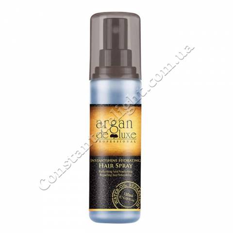 Зволожуючий двофазний спрей для волосся De Luxe Argan Instantshine Hydrating Hair Spray 120 ml