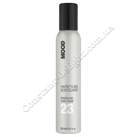 Mood 23 Hairstyling Bodyguard Sparkling Care Foam Увлажняющий мусс для волос средней фиксации 200 ml