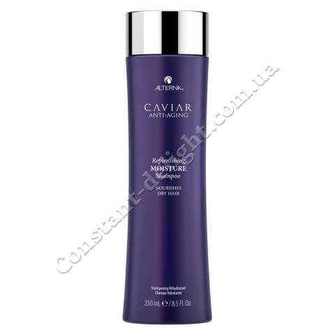 Зволожуючий шампунь для волосся з екстрактом чорної ікри Alterna Caviar Anti-Aging Replenishing Moisture Shampoo 250 ml