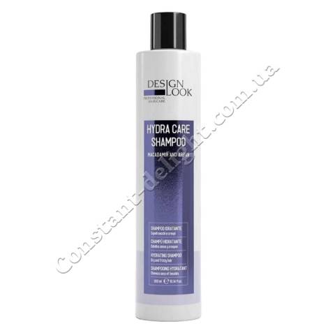 Зволожуючий шампунь для волосся з олією макадамії та аргани Design Look Hydra Care Shampoo 300 ml