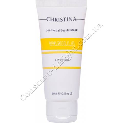 Ванильная маска для сухой кожи Christina Sea Herbal Beauty Mask Vanilla 60 ml