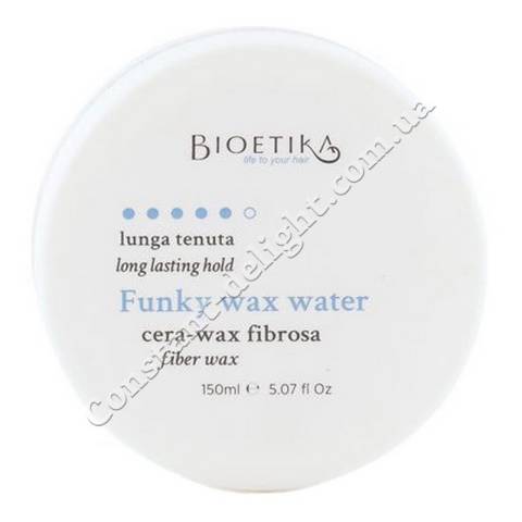 Волокнистий віск для укладання волосся на водній основі Bioetika Funky Wax Water 150 ml