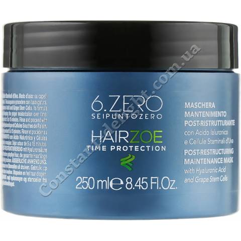 Восстанавливающая маска для волос 6. Zero Seipuntozero Hairzoe Restorative Maintenance Mask 250 ml