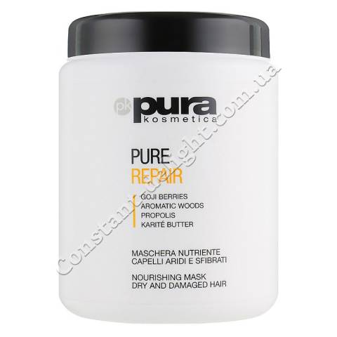 Відновлююча маска для волосся Pura Kosmetica Pure Repair Mask 1000 ml