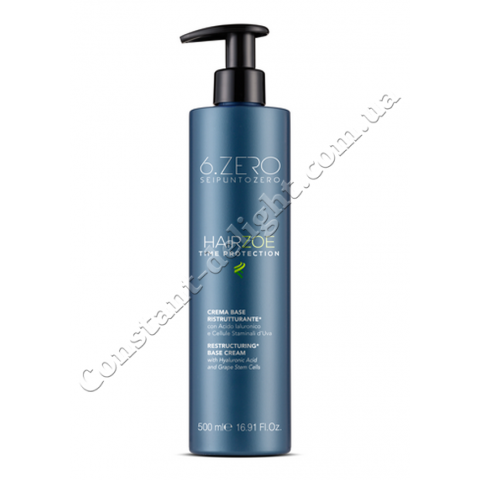 Відновлювальний базовий крем для волосся 6. Zero Seipuntozero Hairzoe Base Cream 500 ml