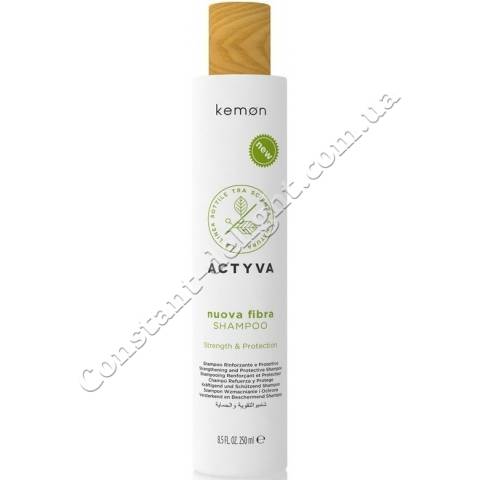 Відновлює шампунь для пошкодженого волосся Kemon Actyva Nuova Fibra Shampoo 250 ml