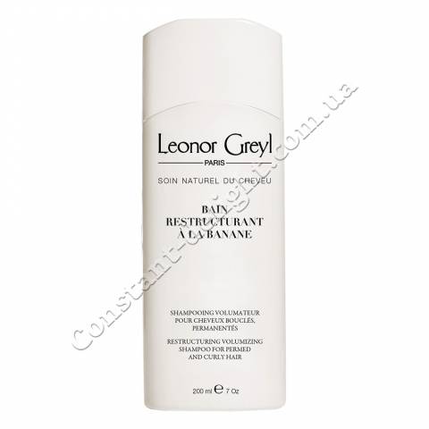 Восстанавливающий шампунь для волос с химической завивкой Leonor Greyl Bain Restructurant a la Banane 200 ml