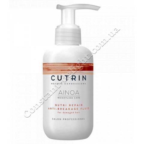 Флюид для сухих и поврежденных волос Cutrin Ainoa Fluid Nutri Repair Anti Breakage 150 ml