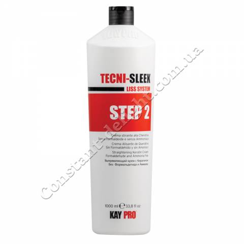 Выпрямляющий крем с кератином KayPro Tecni-Sleek Liss System Step 2 Cream 1000 ml