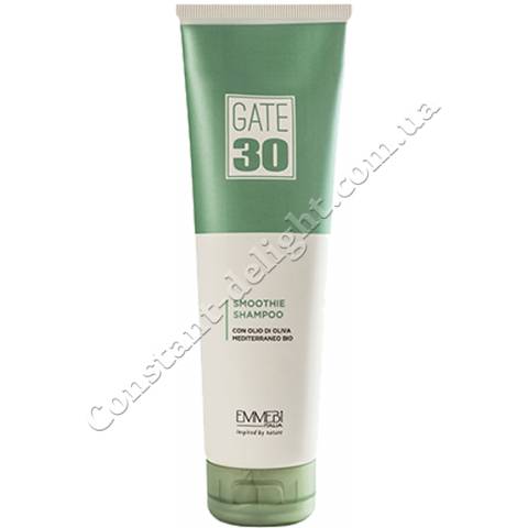 Вирівнюючий бессульфатний шампунь для волосся Emmebi Gate 30 Oliva Bio Smoothie Shampoo 250 ml