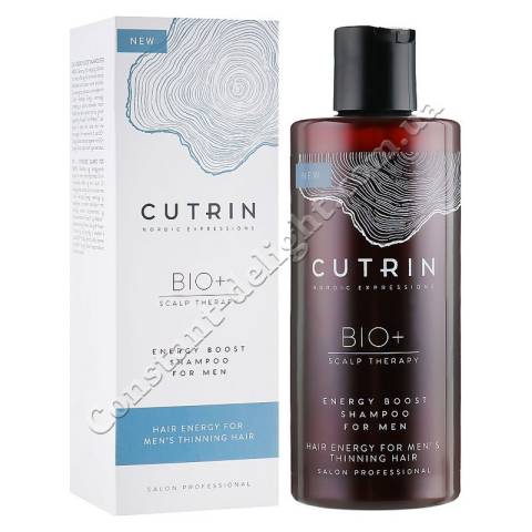 Шампунь проти випадіння волосся для чоловіків Cutrin Bio + Energy Boost Shampoo For Men 250 ml