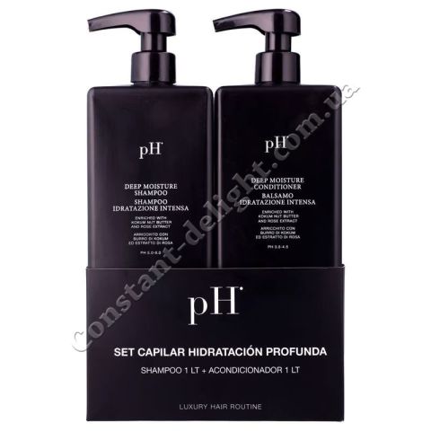 PH Laboratories Deep Moisture Kit Набор для увлажнения волос 2x1000 ml