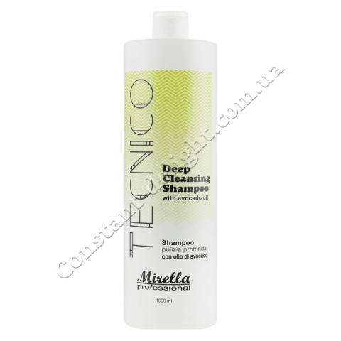Шампунь глибокої очистки з маслом авокадо Mirella Professional Tecnico Deep Cleansing Shampoo 1000 ml