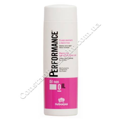 Захисний та зволожуючий флюїд для волосся Farmagan Performance Oil Non Oil Protective and Moisturizing Fluid 200 ml
