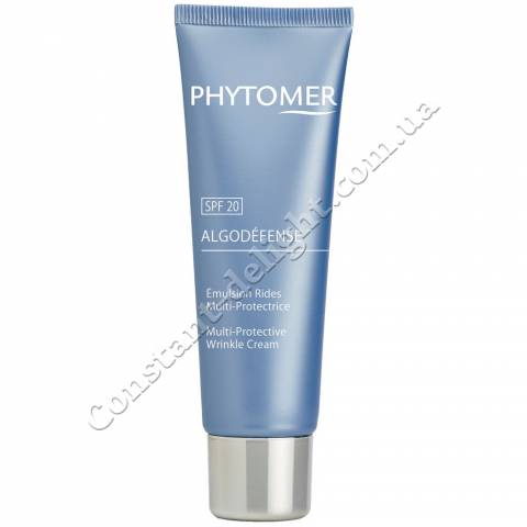 Захисний крем-коректор для обличчя від зморшок Phytomer Algodefense Multi-Protective Wrinkle Cream SPF20, 50 ml