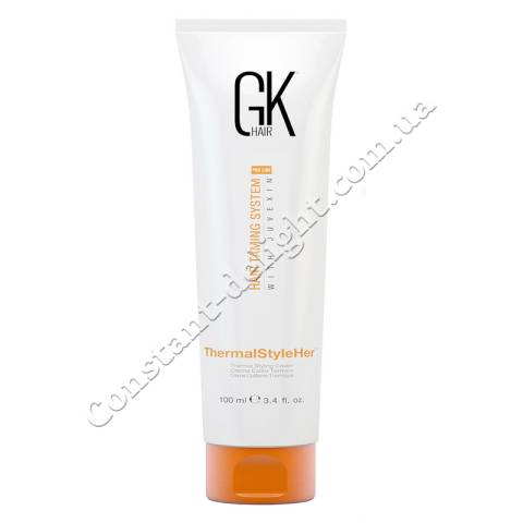 Защитный крем для горячей укладки волос GKhair ThermalStyleHer 100 ml