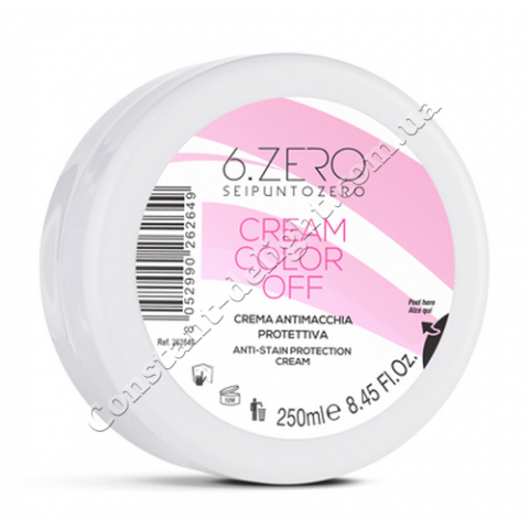 Захисний крем для шкіри голови при фарбуванні 6. Zero Seipuntozero Cream Color Off 250 ml