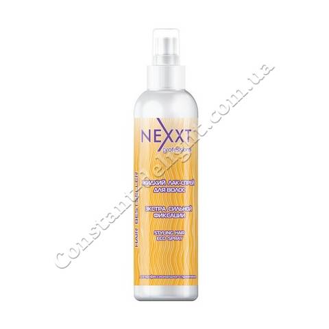 Рідкий лак-спрей для волосся - екстра сильної фіксації Nexxt Professional STYLING HAIR ECO SPRAY 200 ml
