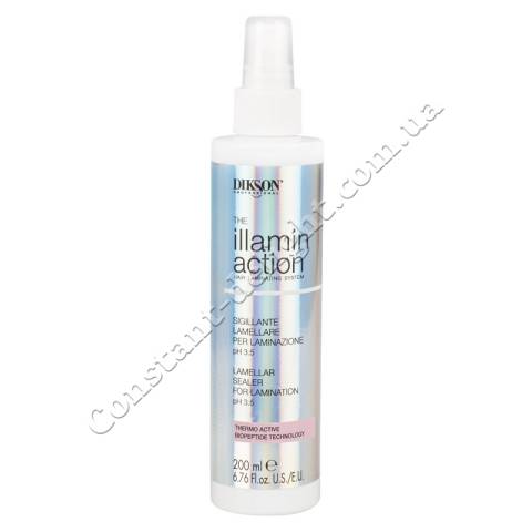 Жидкий термоактивный крем для ламинирования волос Dikson Illaminaction Lamellar Sealer For Lamination 200 ml
