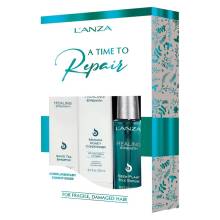 Подарочный набор для укрепления волос Lanza Strength Holiday Trio Box