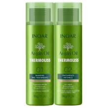 Набор для кератинового выпрямления волос Inoar Argan Oil Thermoliss Kit 2x1000 ml