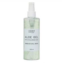 Алое-гель з гіалуроновою кислотою для обличчя та тіла Looky Look Aloe Gel 200 ml