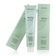 Безаммиачный краситель тон-в-тон с экстрактом меда Kemon Yo Color System Yo Green 60 ml