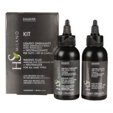 HS Milano Permanent Liquid Kit Биозавивка для волос 75 ml+100 ml