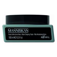  Kaaral Manniskan Black Shaping Paste Черная моделирующая паста для волос 100 ml