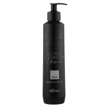 Kaaral Blonde Elevation Charcoal Mask Чорна тонуюча вугільна маска для волосся 300 ml