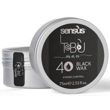 Sens.us Tabu Man Strong Black Wax 4 Черный мужской воск для волос 75 ml