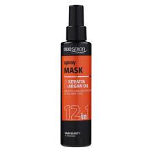 Cпрей-маска для волосся 12 в 1 з кератином та аргановим маслом Prosalon Spray Mask 12 in 1 Keratin & Argan Oil 150 ml