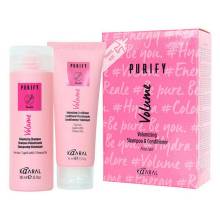 Kaaral Purify Volume Travel Kit  Дорожный набор для объёма волос (шампунь + кондиционер) 100 ml+75 ml
