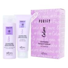 Kaaral Purify Colore Travel Kit Набір для фарбованого волосся 100 ml+75 ml