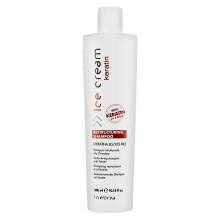 Восстанавливающий шампунь для волос с кератином Inebrya Ice Cream Keratin Restructuring Shampoo 300 ml