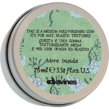 Эластик-гель для матовых подвижных текстур волос Davines More Inside Finishing Gum 75 ml