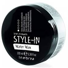 INEBRYA WATER VIBRANT SHAPING WAX воск для укладки с блеском 100 мл.