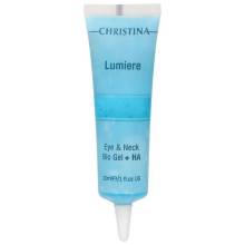Гель Люмире с гиалуроновой кислотой для кожи вокруг глаз и шеи Christina Lumiere Eye Bio Gel + HA 30 ml
