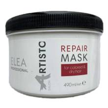 Восстанавливающая маска для окрашенных и сухих волос Elea Professional Artisto Salon Repair Mask 490 ml