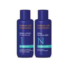 Master LUX Professional Resistant Perm Kit Химическая завивка трудно поддающихся волос 2x100 ml