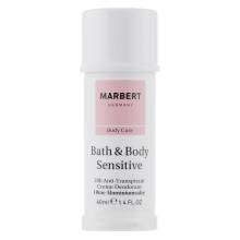 Кремовый дезодорант для чувствительной кожи тела Marbert Bath & Body Sensitive Aluminium-free Cream Deodorant 40 ml