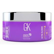 Маска для волос с оттенком Холодный блонд с антижелтым эффектом GKhair Ultra Blonde Bombshell Masque 200 ml