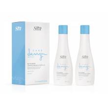 Миттєве відновлення волосся з кератином Крок1+Крок2 Shot Care Design Antistress Bi Power 2x150 ml