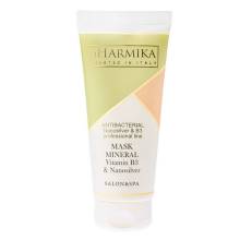 pHarmika Mask Mineral Antibacterial Vitamin B3 & Nanosilver Поросуживающая маска для лица 200 ml