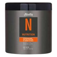 Питательная маска для волос с протеинами шелка и экстрактом чеснока Mirella Professional N Nutrition Mask 1000 ml