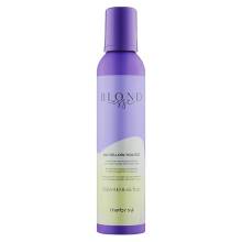 Мусс-кондиционер для осветленных или седых волос Inebrya Blondesse No-Yellow Mousse Conditioner 250 ml