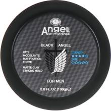 Angel Professional Black Angel Matte Clay Strong Hold Мужская матовая глина сильной фиксации 100 ml
