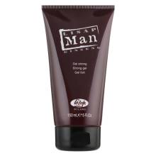Мужской гель для волос сильной фиксации Lisap Man Strong Gel 150 ml
