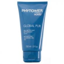 Мужской очищающий гель для лица для выведения токсинов Phytomer Homme Global Pur Detoxing Cleansing Gel 150 ml