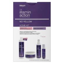 Набір для ламінування волосся Dikson Illaminaction No Yellow Home Kit (shmp300ml + conc300ml + cr200ml + crystals50ml)